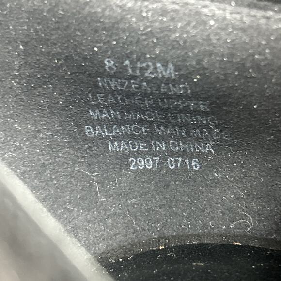 Nine West Zealand Womens 8.5M Black Suede Pointed Toe Dress Pumps Chrome Stacked - Picture 8 of 9